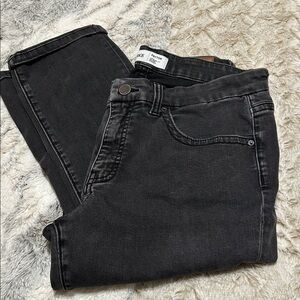 Buckle BKE Payton Straight Leg Jeans with Mid Rise Fit Black 31 regular